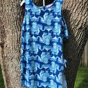 Little girls Lilly Pulitzer dress and shorts set